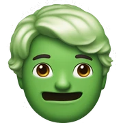 Green cruissant sticker