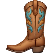 Cowboy boot sticker