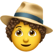 Me wearing a hat  sticker