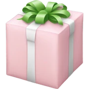 light pink package sticker