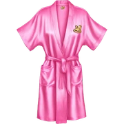 Victorias secret robe pink silk sticker