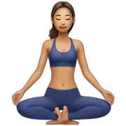 bikini yoga sticker