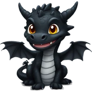 black dragon sticker