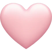 Pastel pink heart sticker