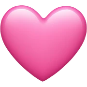 Pink heart  sticker