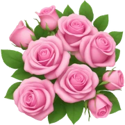 pink roses sticker