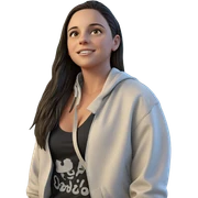 outdoor portrait of a girl sticker