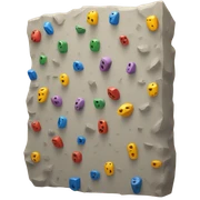 Climbing wall sticker