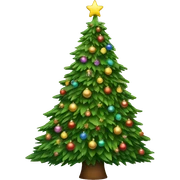 Christmas tree sticker