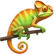 chameleon sticker