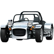 Caterham 7 chrome sticker