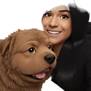 dog smiles at viewer sticker