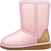 light pink uggs sticker