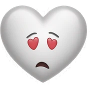 A heart sticker