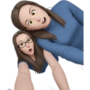 two girls selfie moment sticker