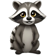 Raccoon sticker