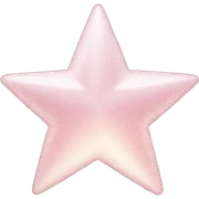 pale pink star sparkle sticker