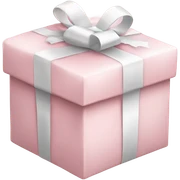 Light pink Christmas gifts under a white Christmas tree  sticker