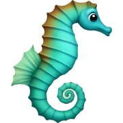 Seahorse sticker