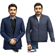 boys with laptops and style sticker