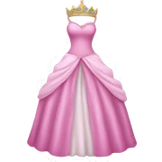 princess dress sticker