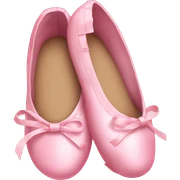Pink ballet shoes sticker