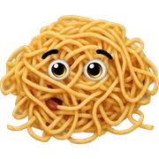 Spaghetti food sticker