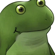 Frog sticker