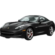 Black sports car sticker