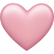 Light pink heart  sticker