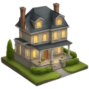 luxury house sticker