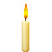Dinner candle sticker