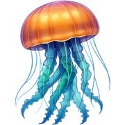 Jellyfish sticker