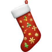 Christmas stocking sticker