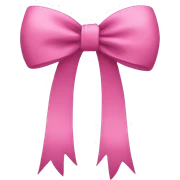big bow sticker