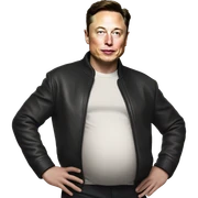 pregnant elon musk sticker