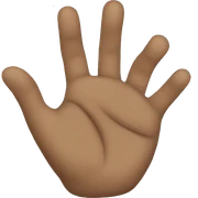 Circle hand game emoji sticker