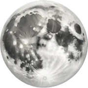 The moon sticker