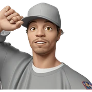 boy in baseball cap sticker