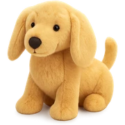 cute blonde dachschund jellycat plushie sticker