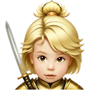 Golden Samurai sticker