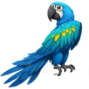 Blue Macaw  sticker