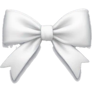 White bow sticker