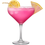 Pink cocktail  sticker