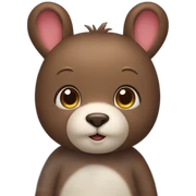 a bunny bear sticker