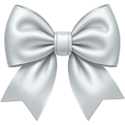 white bow sticker