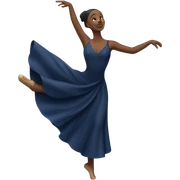 Navy blue dance sticker