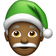 green christmas  sticker