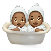 Newborn twins sticker