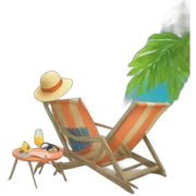 Vacation sticker